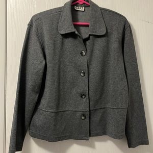 Clio Gray acrylic polyester jacket